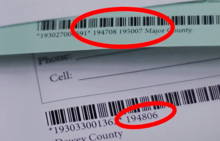 An image showing there is date of birth on a sample barcode.