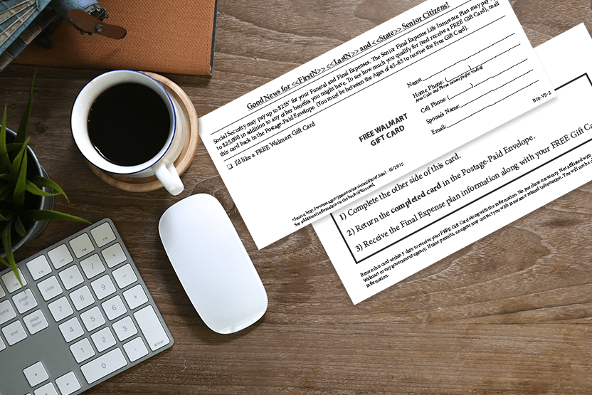 Our process for assuring quality final expense direct mail leads is elaborate