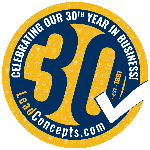 Lead Concepts 30th Anniversary Badge