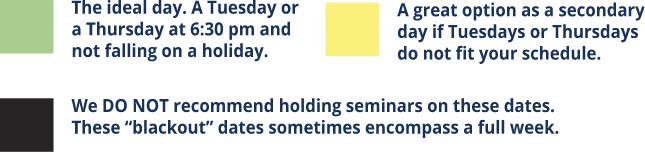 Seminar Best Practices Key